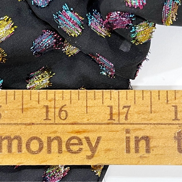 Marchesa Notte Black Dress Women's Multicolor Polka Dot Size 4 - Picture 11 of 14